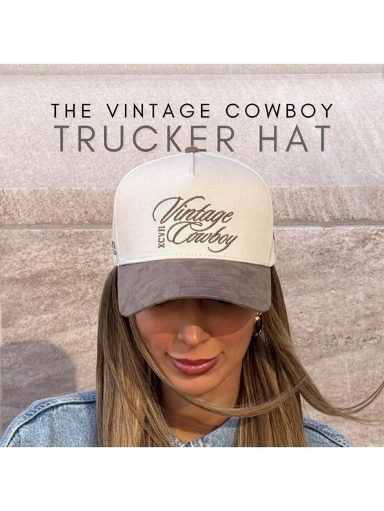 Unisex Mud Suede Country Cute Caps Cowgirls Cowboys Snapback Western Trucker Hat main image 6